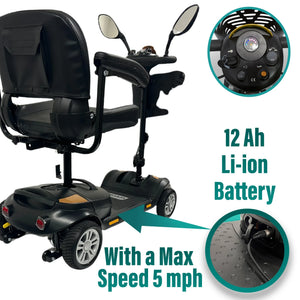 MLS-1 Mobility Scooters - 13 Miles Range - Malisa Mobility