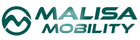 Logo for Malisa Mobility featuring a stylized M inside a circle to the left, with the words Malisa Mobility in bold, green, modern font to the right.