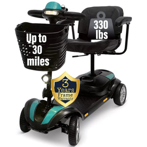 MLS-1 Detachable Mobility Scooters - Long Range - 30 Miles Range - Malisa Mobility