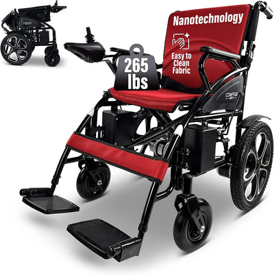 How do I transport a power wheelchair?