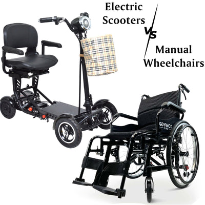 What’s the difference between a mobility scooter and an electric-powered wheelchair?