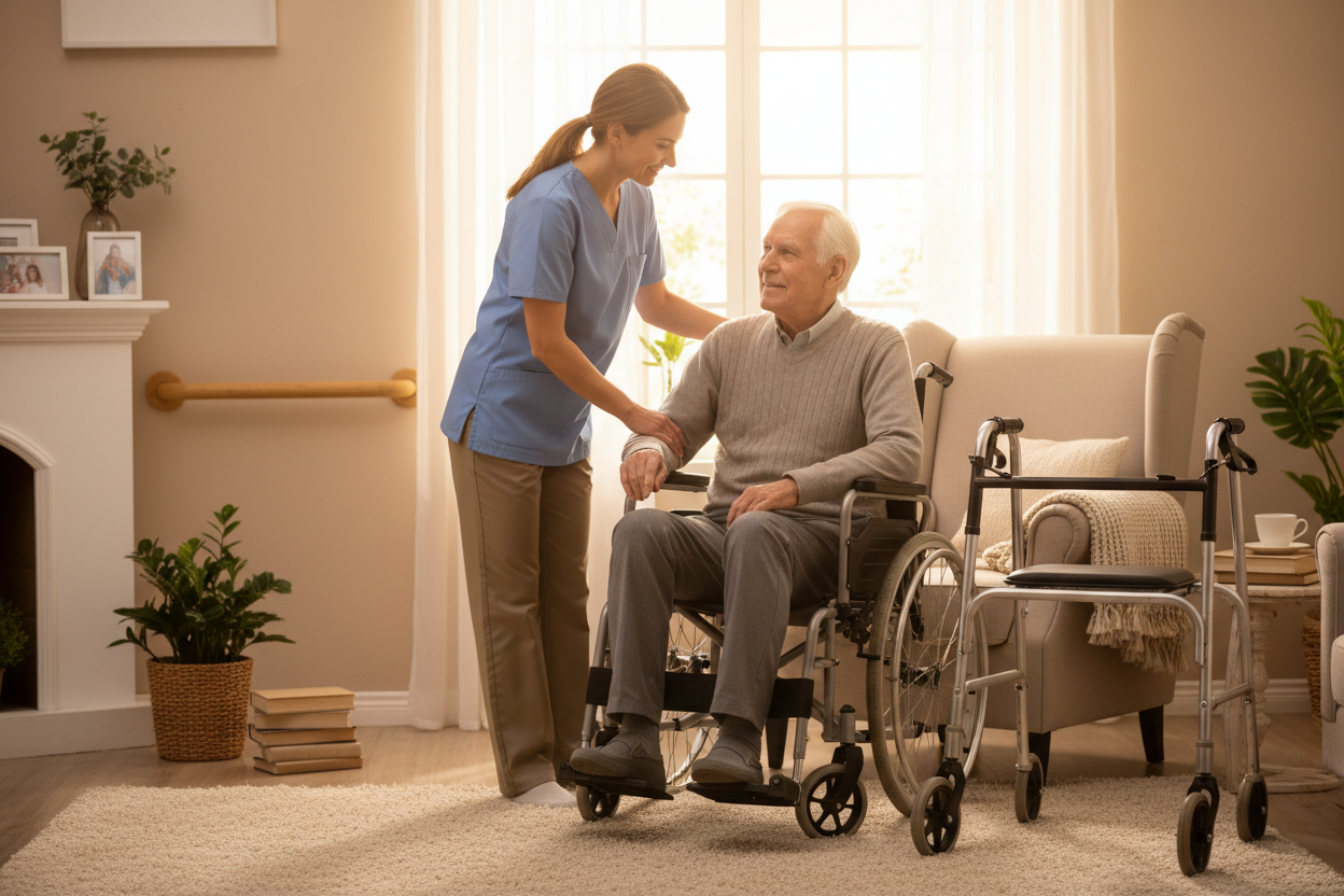 Dementia Care at Home: Safer Transfers, Less Stress, and Practical Mobility Support