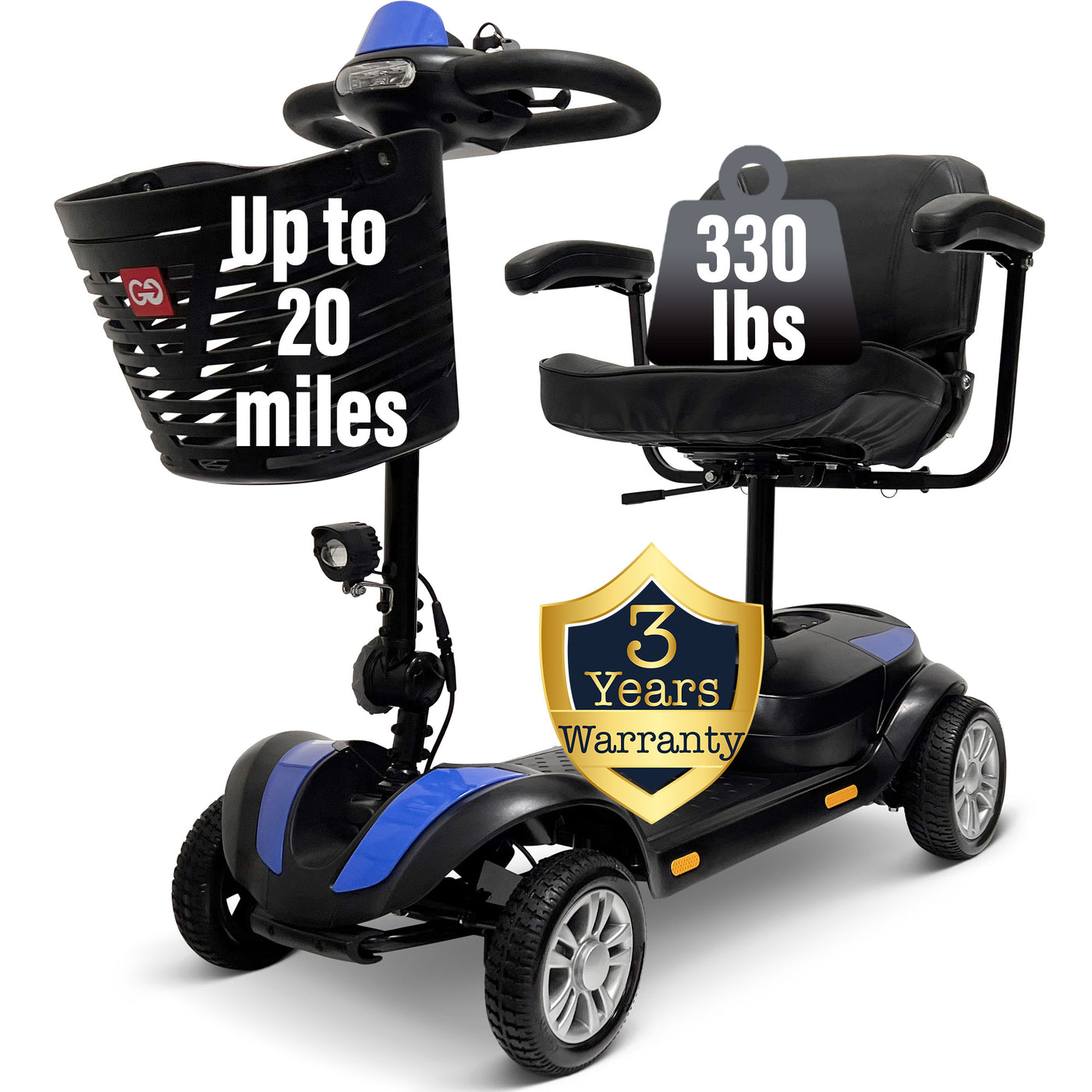 Z-4 Mobility Scooters for Adults 20 Miles 330 lbs