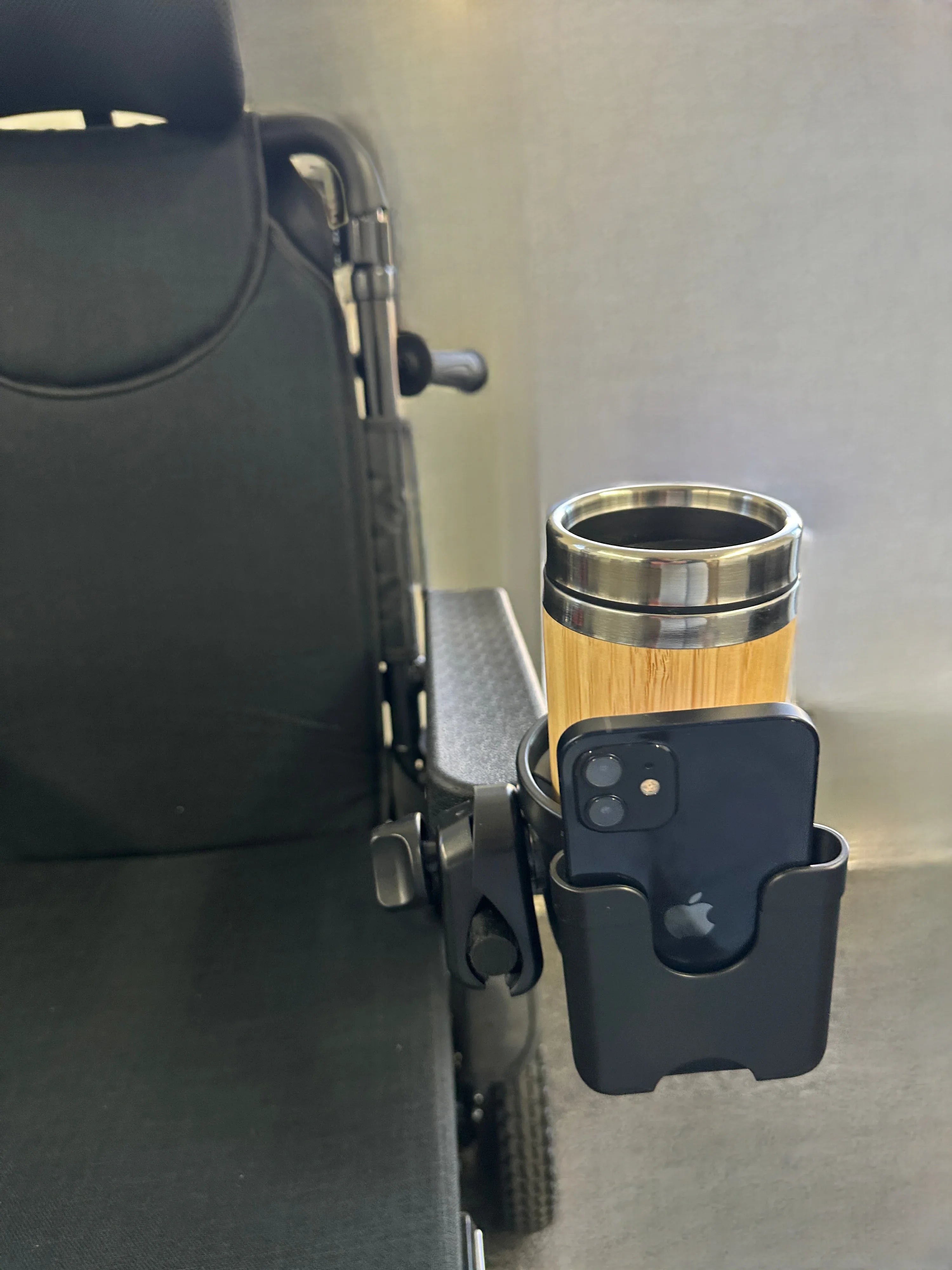 Electric Wheelchair & Scooter Cup Holder & Phone Holder - Malisa Mobility