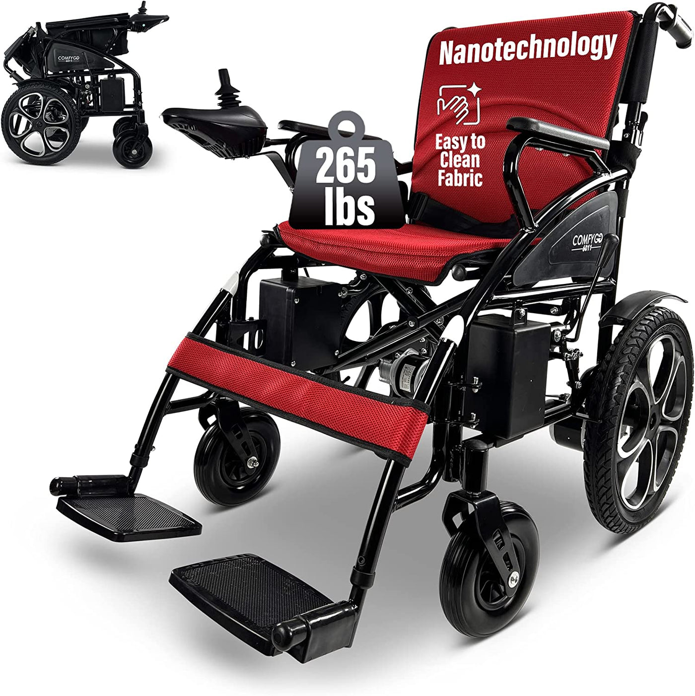 Electric Wheelchair 6011 Lithium Battery