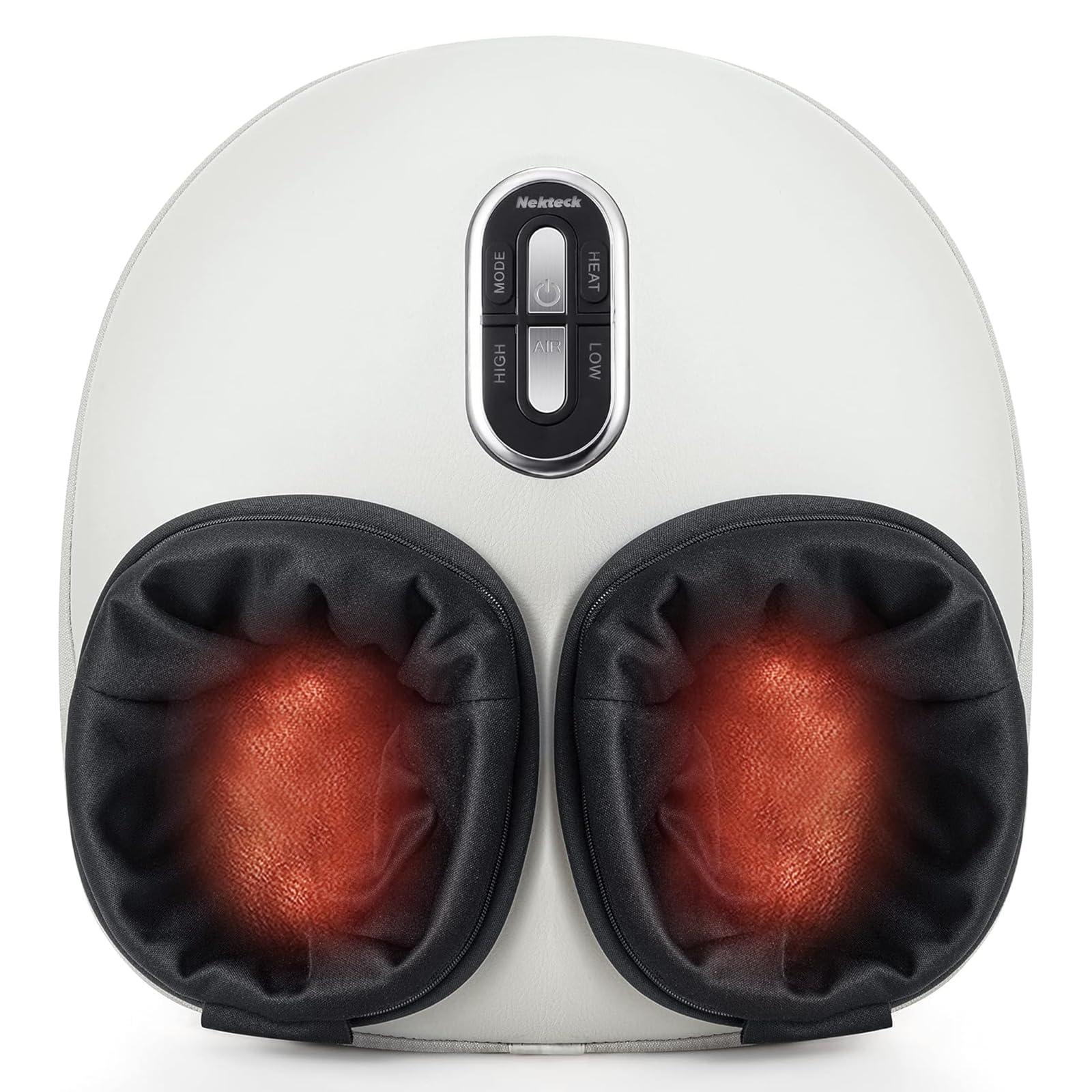 Nekteck Shiatsu Foot Massager Machine with Heat - 2026 Upgraded (HSA/FSA Eligible) - Malisa Mobility