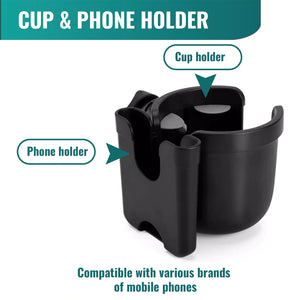 Electric Wheelchair & Scooter Cup Holder & Phone Holder - Malisa Mobility