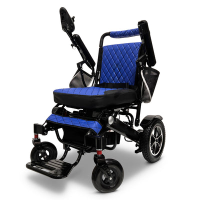 MLS-703 Electric Wheelchair Lightweight Folding Airline Approved Remote Control 350 lbs. 13 Miles Malisa Mobility