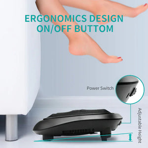 Nekteck Foot Massager with Heat (Black) – Deep Kneading Foot Massage Machine - Malisa Mobility