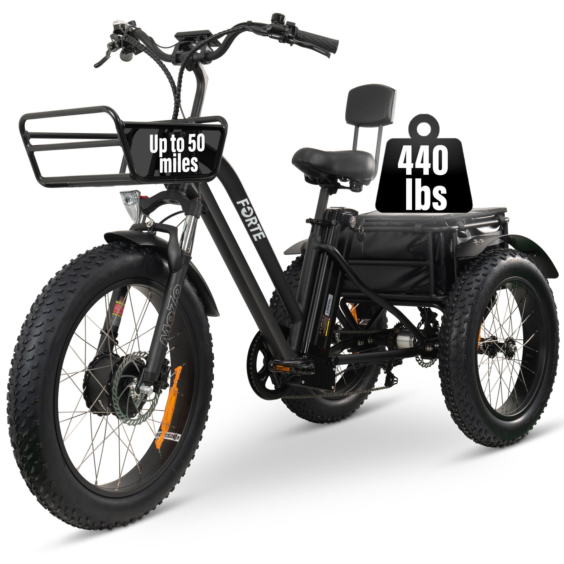 Malisae Xxx - FORTE Electric Tricycle Bicycle | Black Electric Bicycle â€“ Malisa Mobility  - Connecting Life - Malisa Mobility