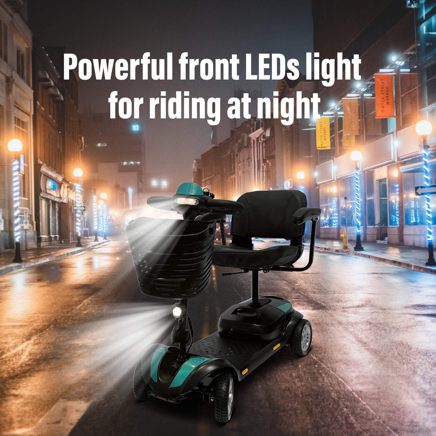 MLS-1 Malisa Electric Powered Mobility Scooters 5 Part Detachable Frame 13 miles