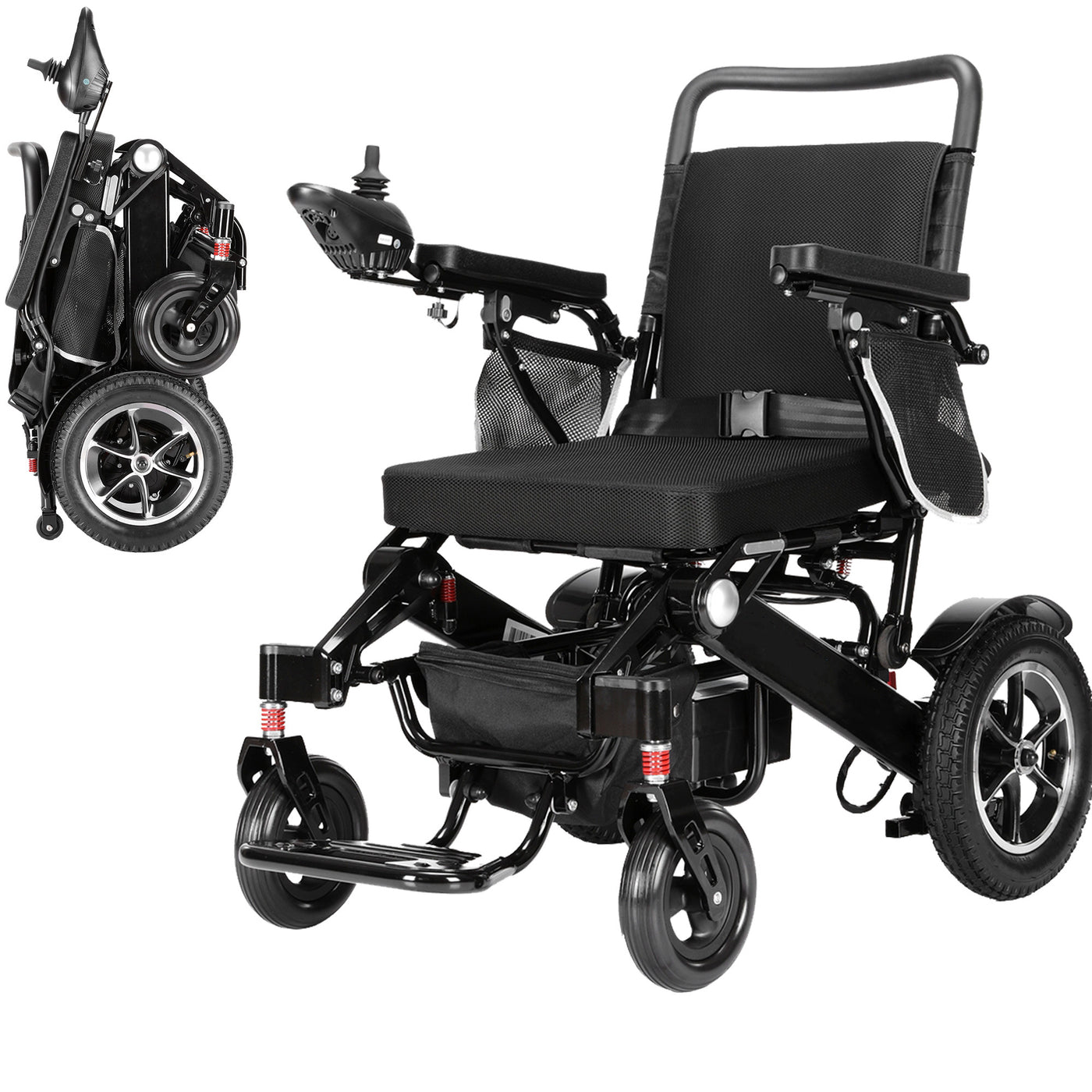 MLS-10MF Electric Wheelchair Manuel Folding Malisa Mobility