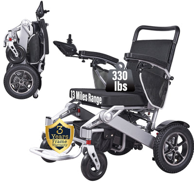 MLS-10MF Electric Wheelchair Manuel Folding Malisa Mobility