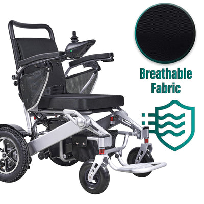 MLS-10MF Electric Wheelchair Manuel Folding Malisa Mobility