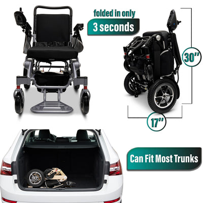 MLS-10MF Electric Wheelchair Manuel Folding Malisa Mobility