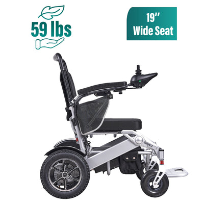 MLS-10MF Electric Wheelchair Manuel Folding Malisa Mobility