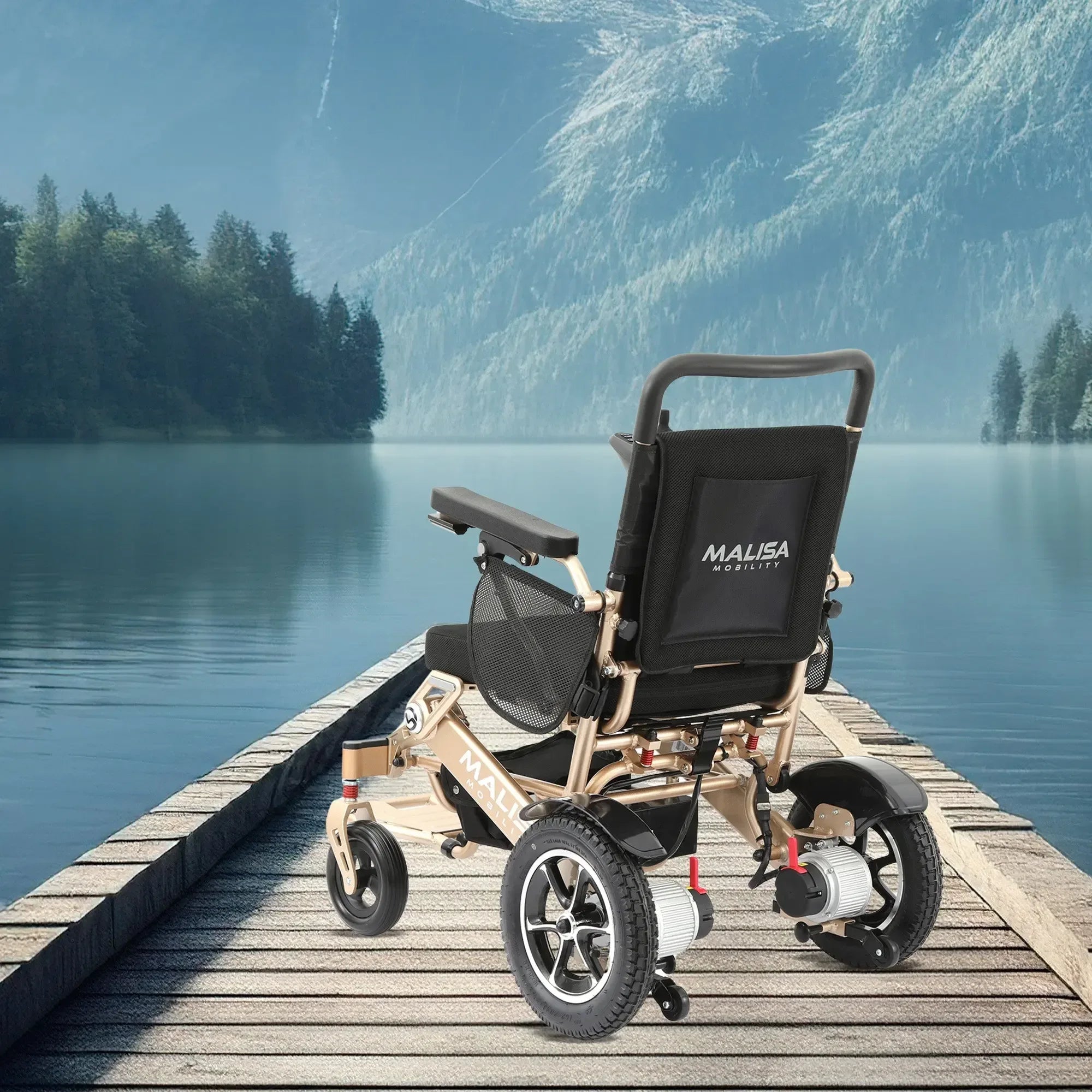 RENTAL - MLS-10AF Malisa Automatic Folding Electric Wheelchair - Malisa Mobility