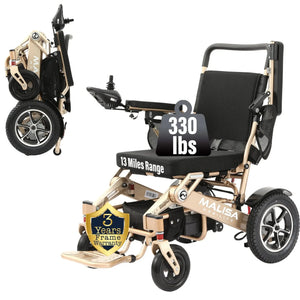 RENTAL - MLS-10AF Malisa Automatic Folding Electric Wheelchair - Malisa Mobility