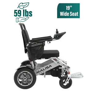 RENTAL - MLS-10AF Malisa Automatic Folding Electric Wheelchair - Malisa Mobility