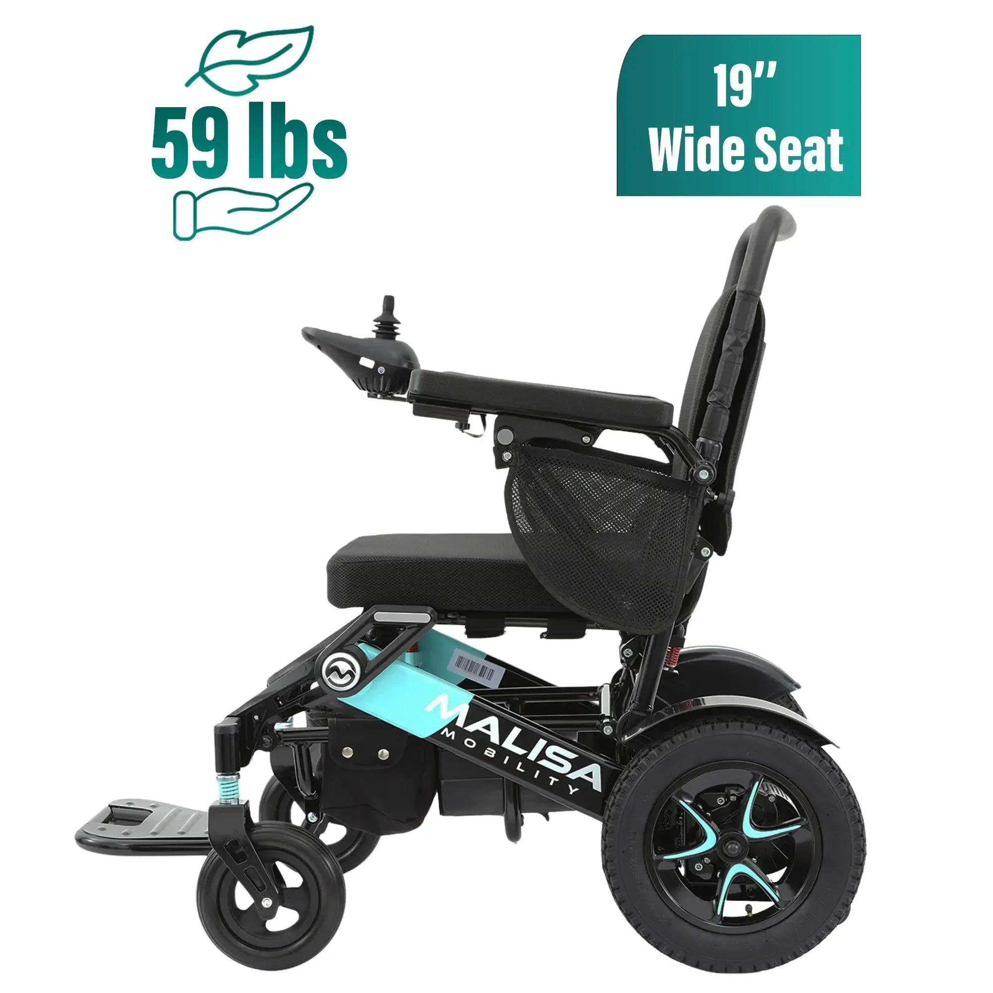 RENTAL - MLS-10AF Malisa Automatic Folding Electric Wheelchair - Malisa Mobility