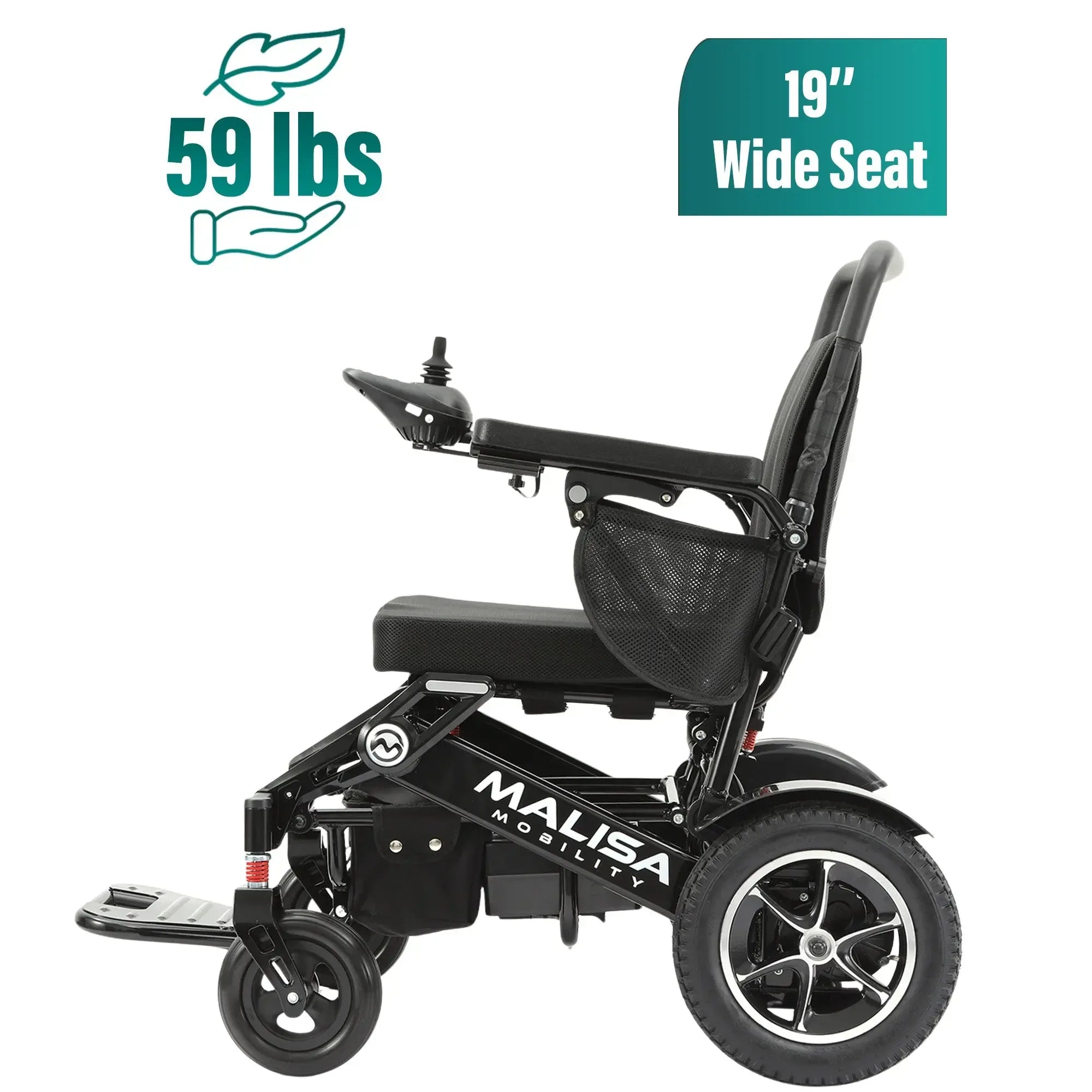 RENTAL - MLS-10AF Malisa Automatic Folding Electric Wheelchair - Malisa Mobility