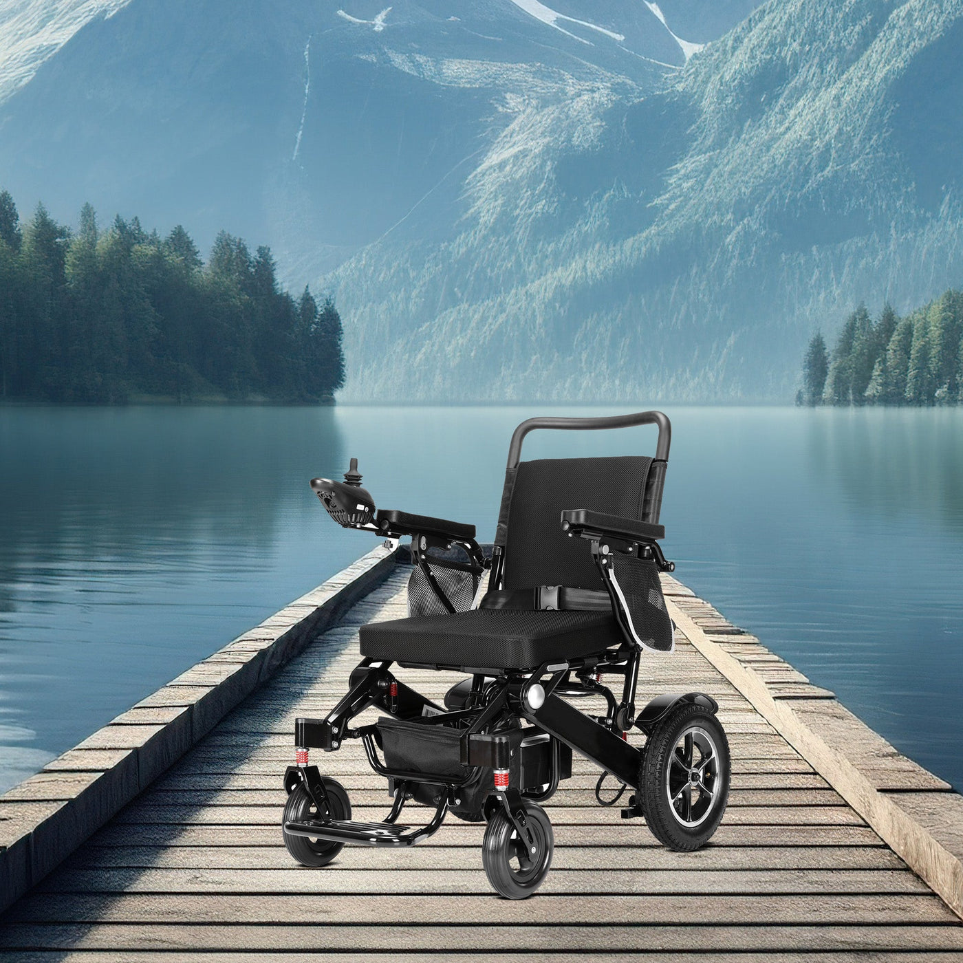 MLS-10AF Malisa Electric Wheelchair Automatic Folding - Standart Frame