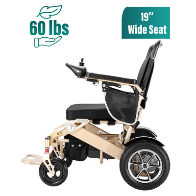 MLS-10AF Malisa Electric Wheelchair Automatic Folding - Standart Frame