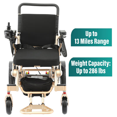 MLS-10AF Malisa Electric Wheelchair Automatic Folding - Standart Frame