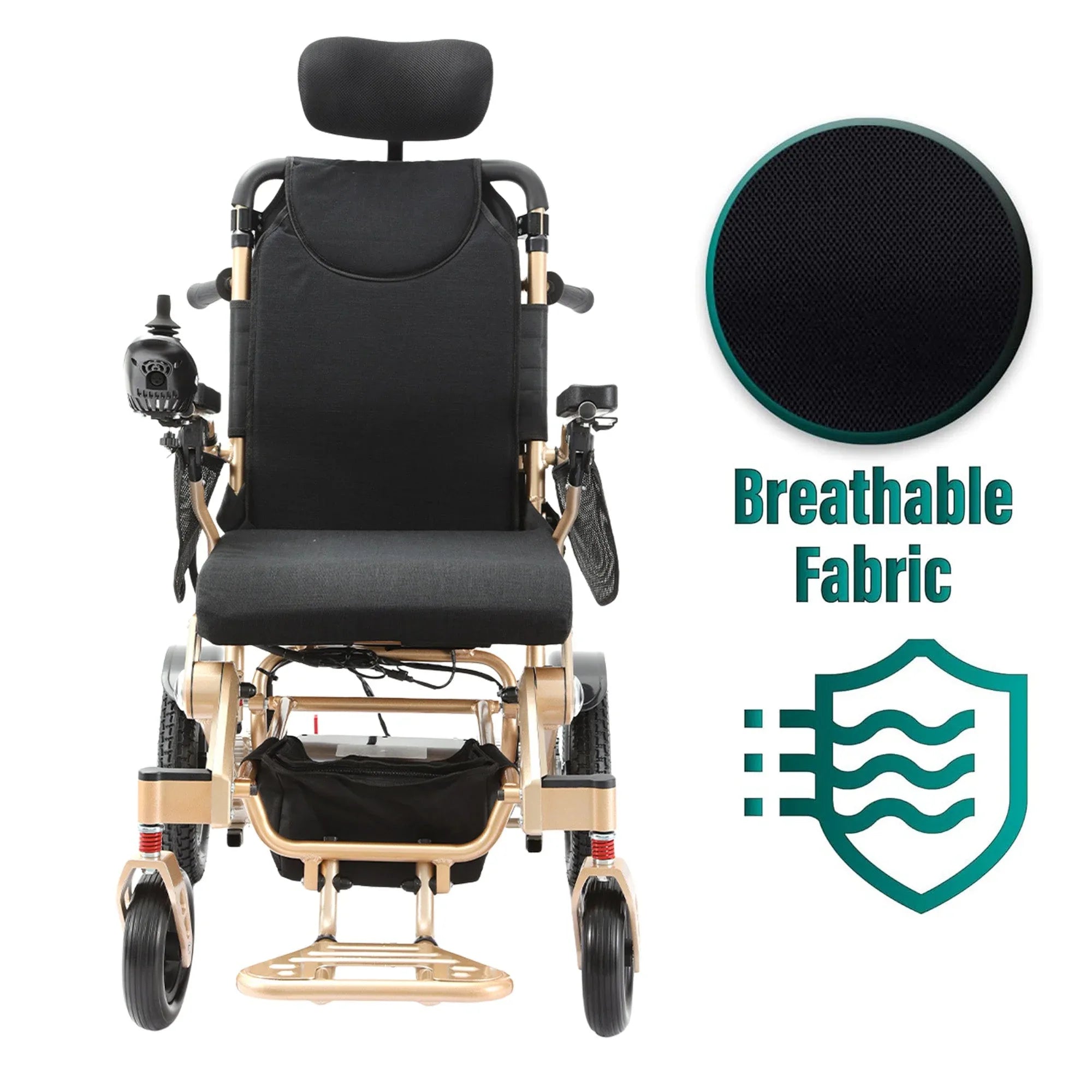 MLS-10AR Malisa Electric Wheelchair - Auto Reclining Backrest - Malisa Mobility