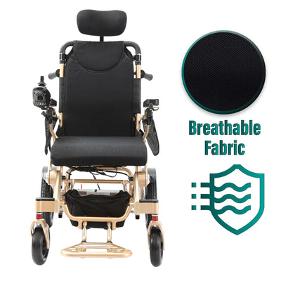 MLS-10AR Malisa Electric Wheelchair - Auto Reclining Backrest