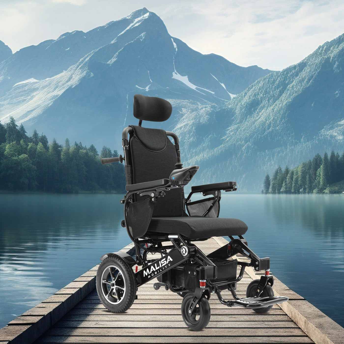 MLS-10AR Malisa Electric Wheelchair - Auto Reclining Backrest