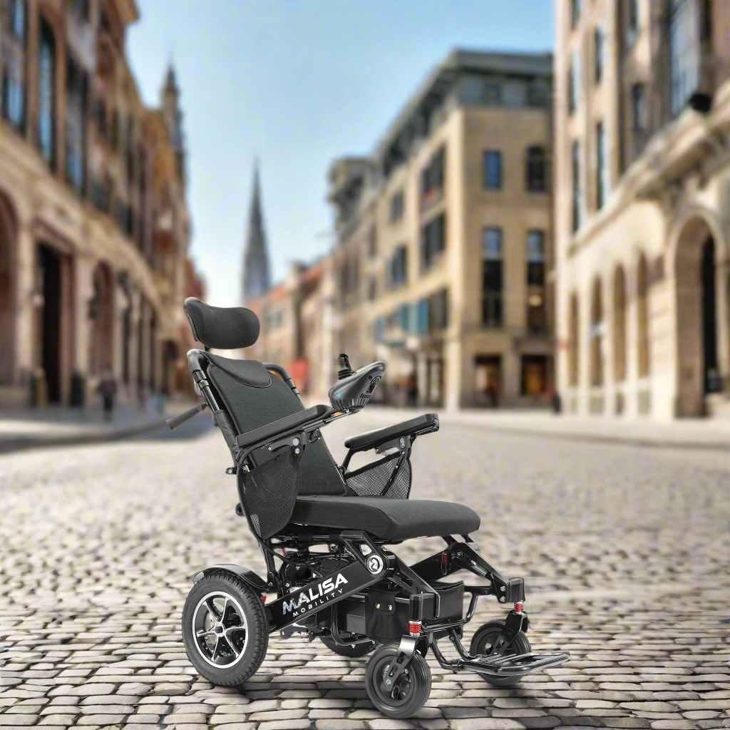 MLS-10AR Malisa Electric Wheelchair - Auto Reclining Backrest