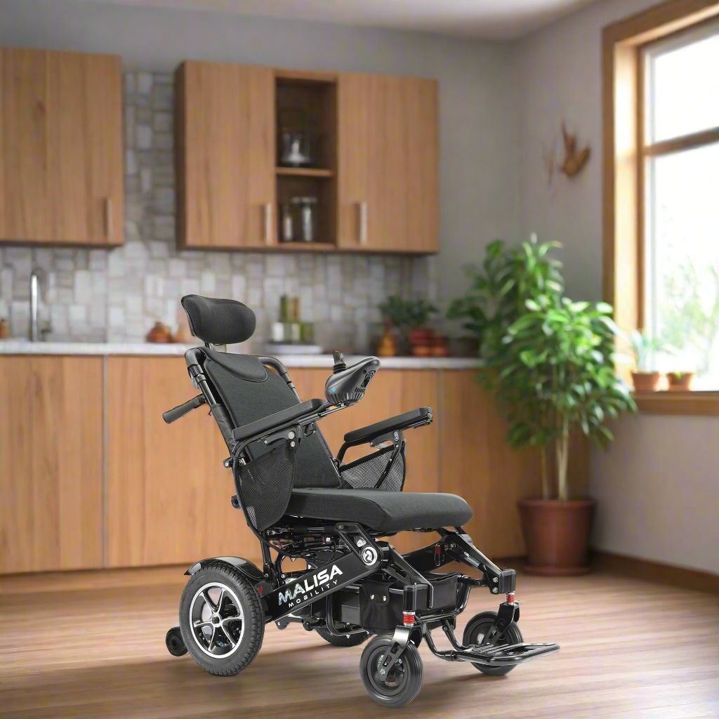 MLS-10AR Malisa Electric Wheelchair - Auto Reclining Backrest