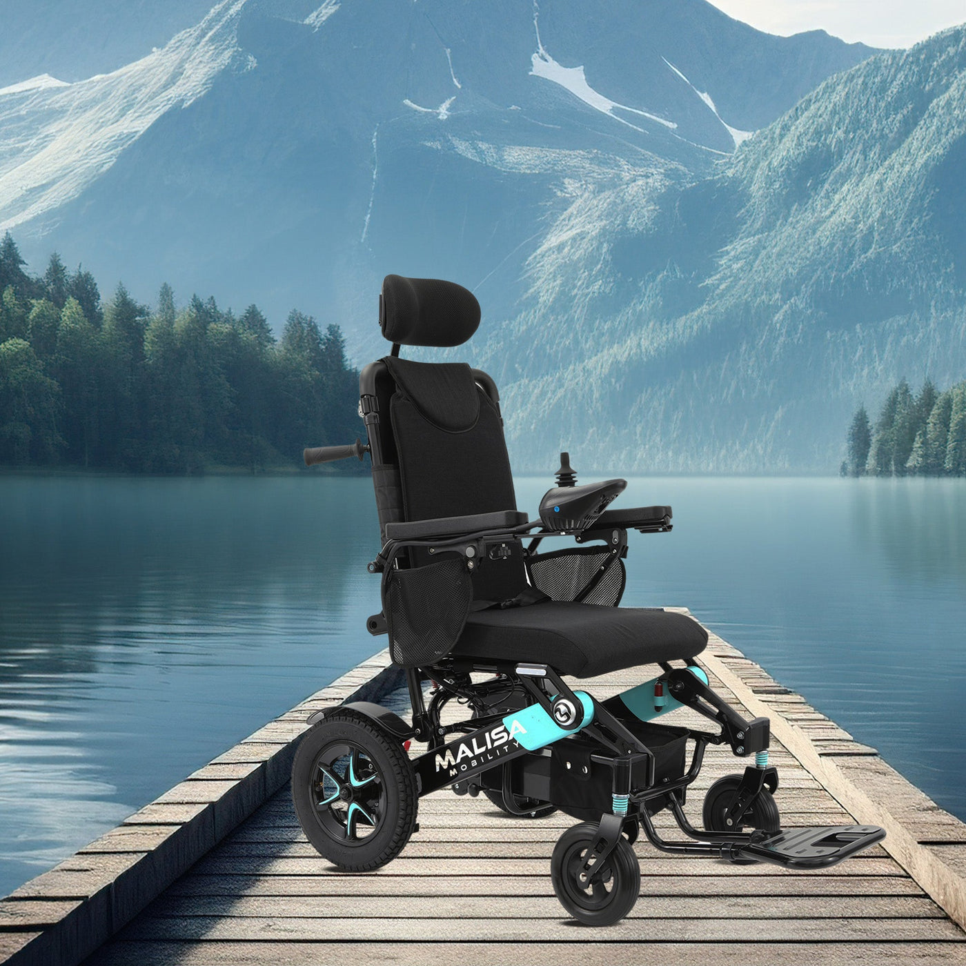 MLS-10AR Malisa Electric Wheelchair - Auto Reclining Backrest