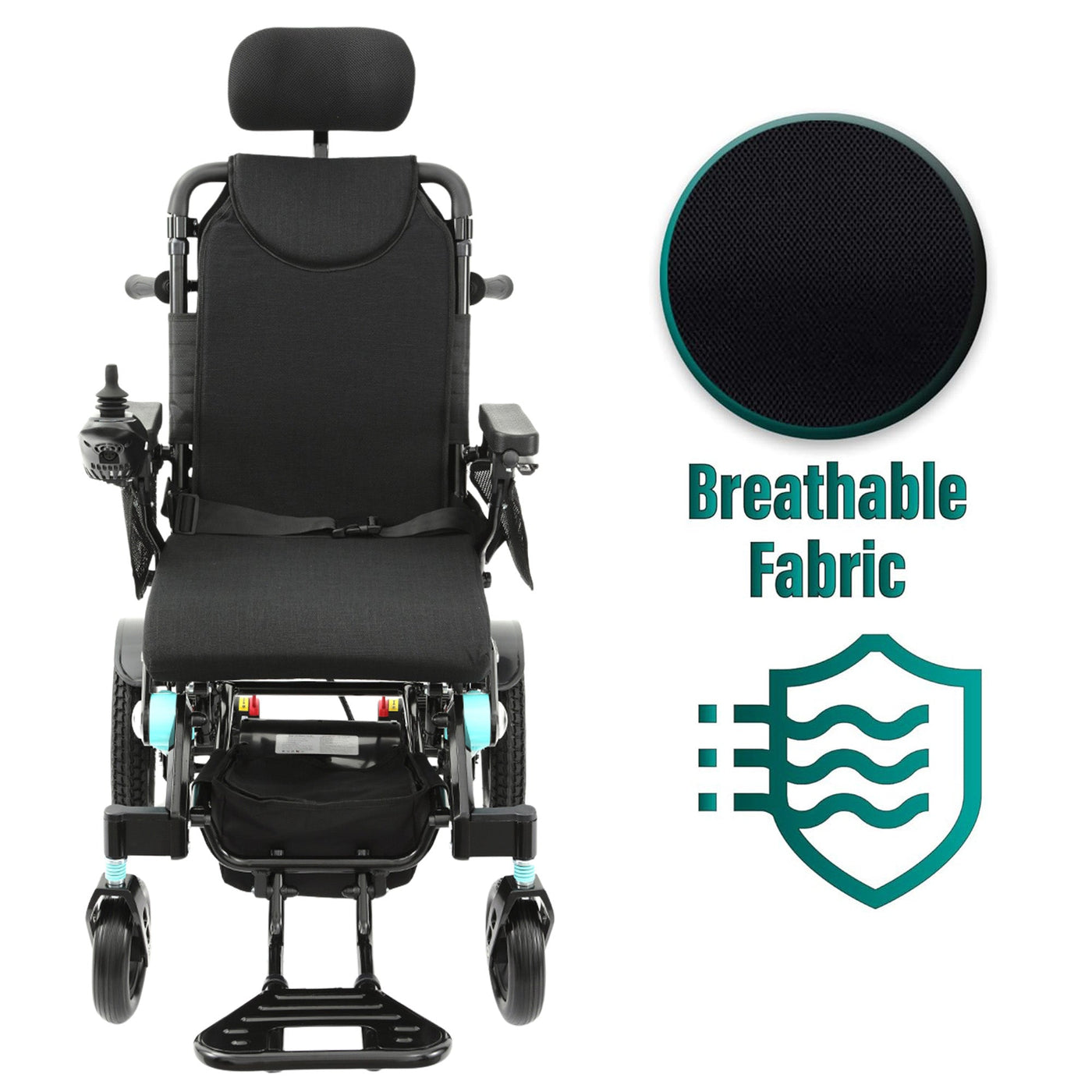 MLS-10AR Malisa Electric Wheelchair - Auto Reclining Backrest