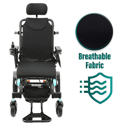 MLS-10AR Malisa Electric Wheelchair - Auto Reclining Backrest - Special Edition