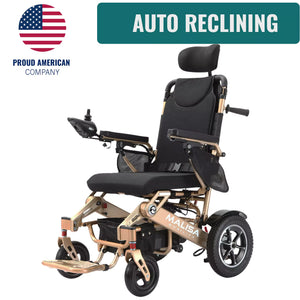 MLS-10AR Malisa Electric Wheelchair - Auto Reclining Backrest - Malisa Mobility