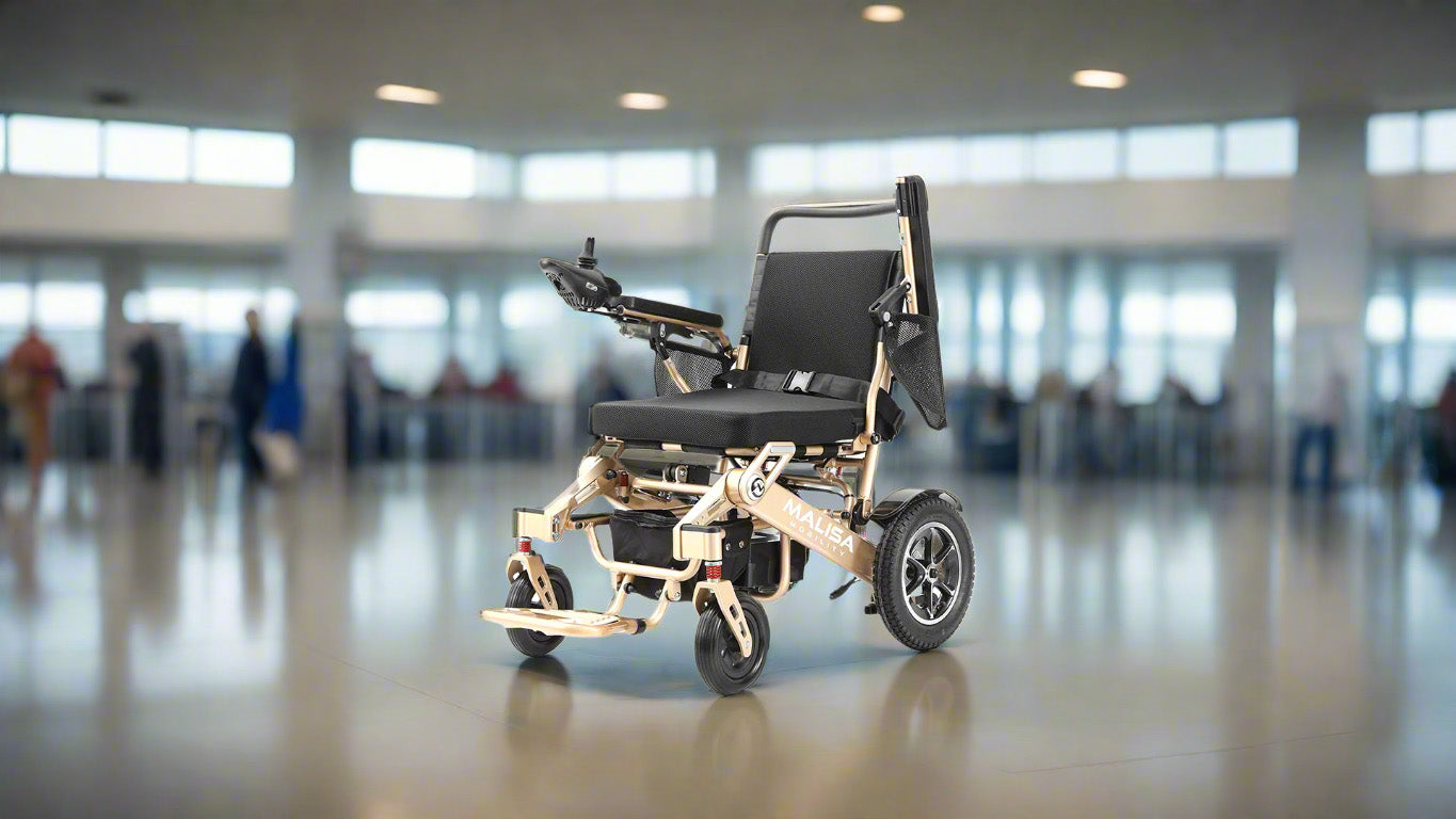 MLS-10MF Malisa Electric Wheelchair - Manual Folding