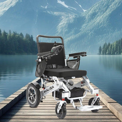 MLS-10MF Malisa Electric Wheelchair - Manual Folding