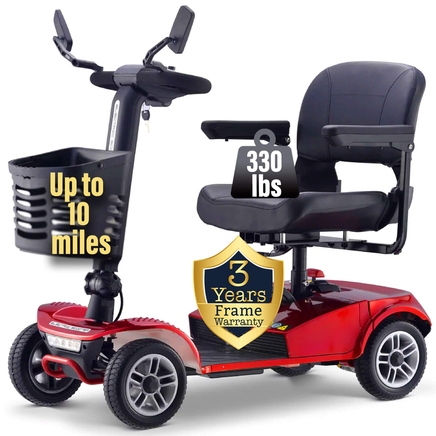 MLS-3 Malisa Detachable Mobility Scooter Plus