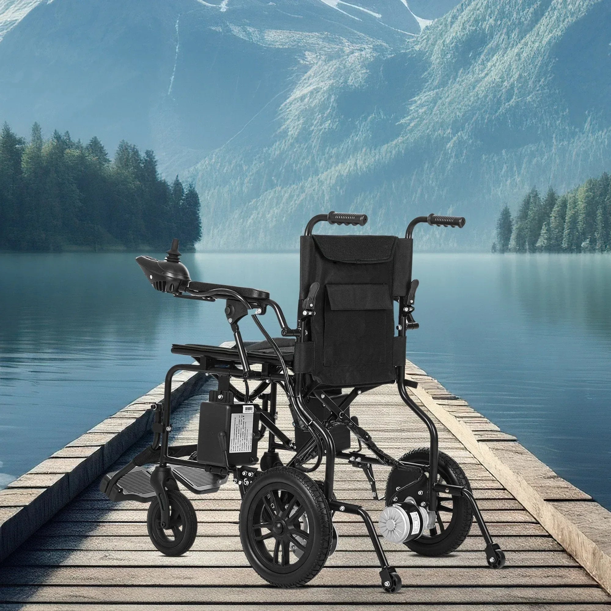 MLS-6001 Malisa Electric Wheelchair - Lightweight Folding - Malisa Mobility