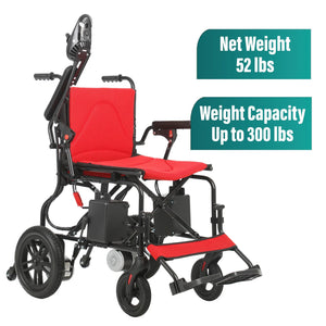 MLS-6001 Malisa Electric Wheelchair - Lightweight Folding - Malisa Mobility