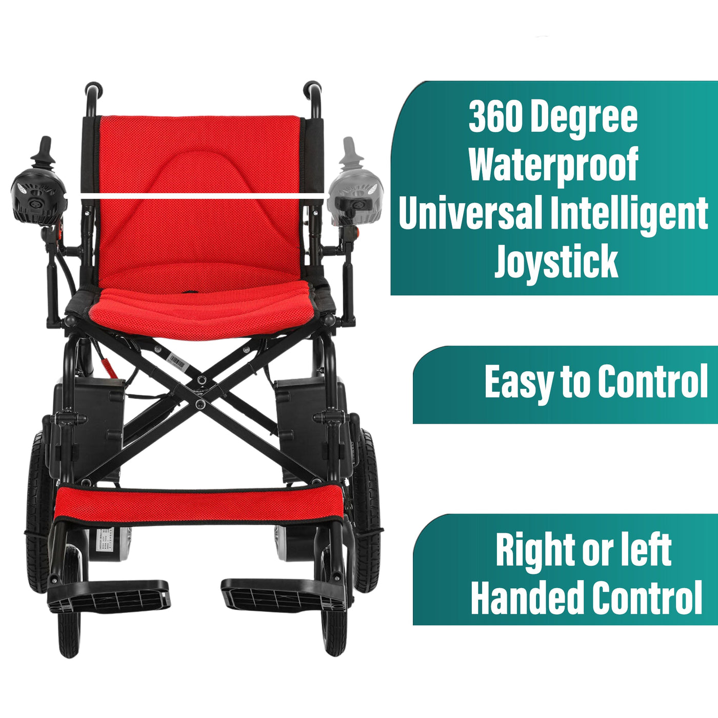 MLS-6001 Malisa Electric Wheelchair - Lightweight Folding