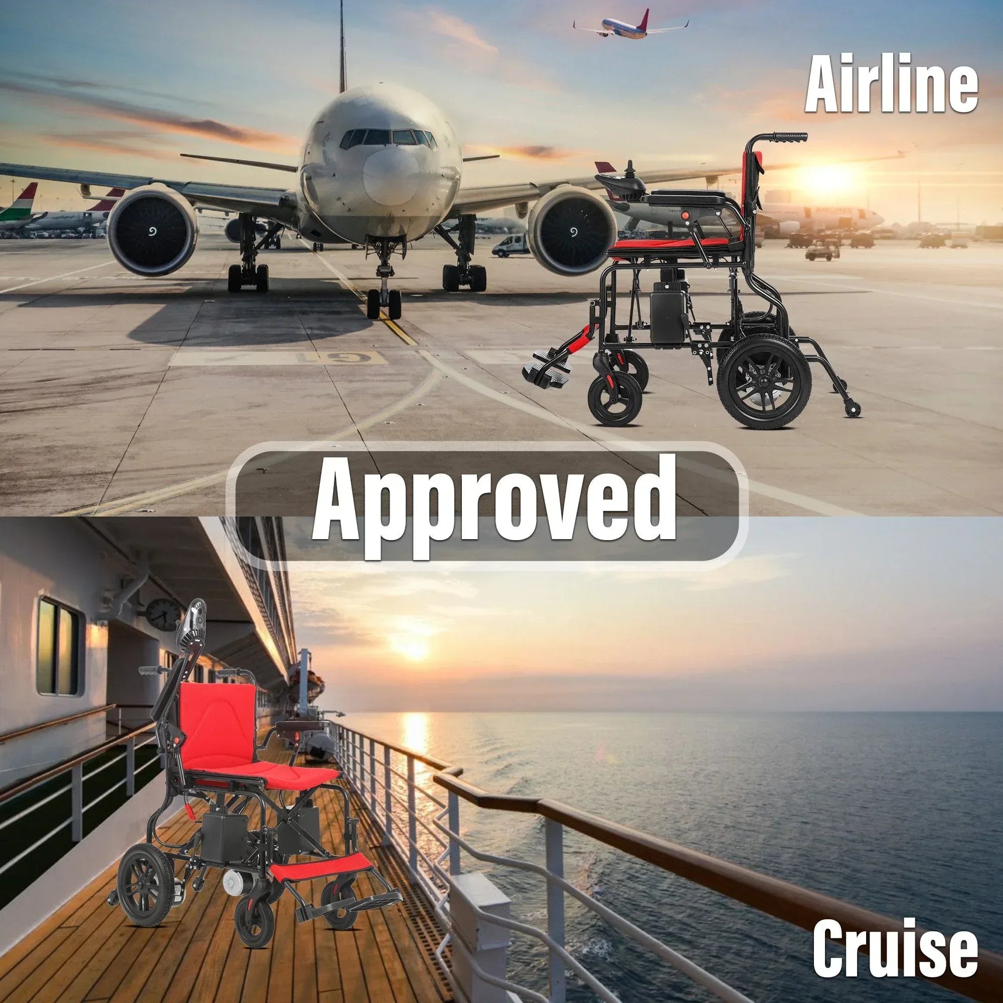 MLS-6001 Malisa Electric Wheelchair - Lightweight Folding - Malisa Mobility