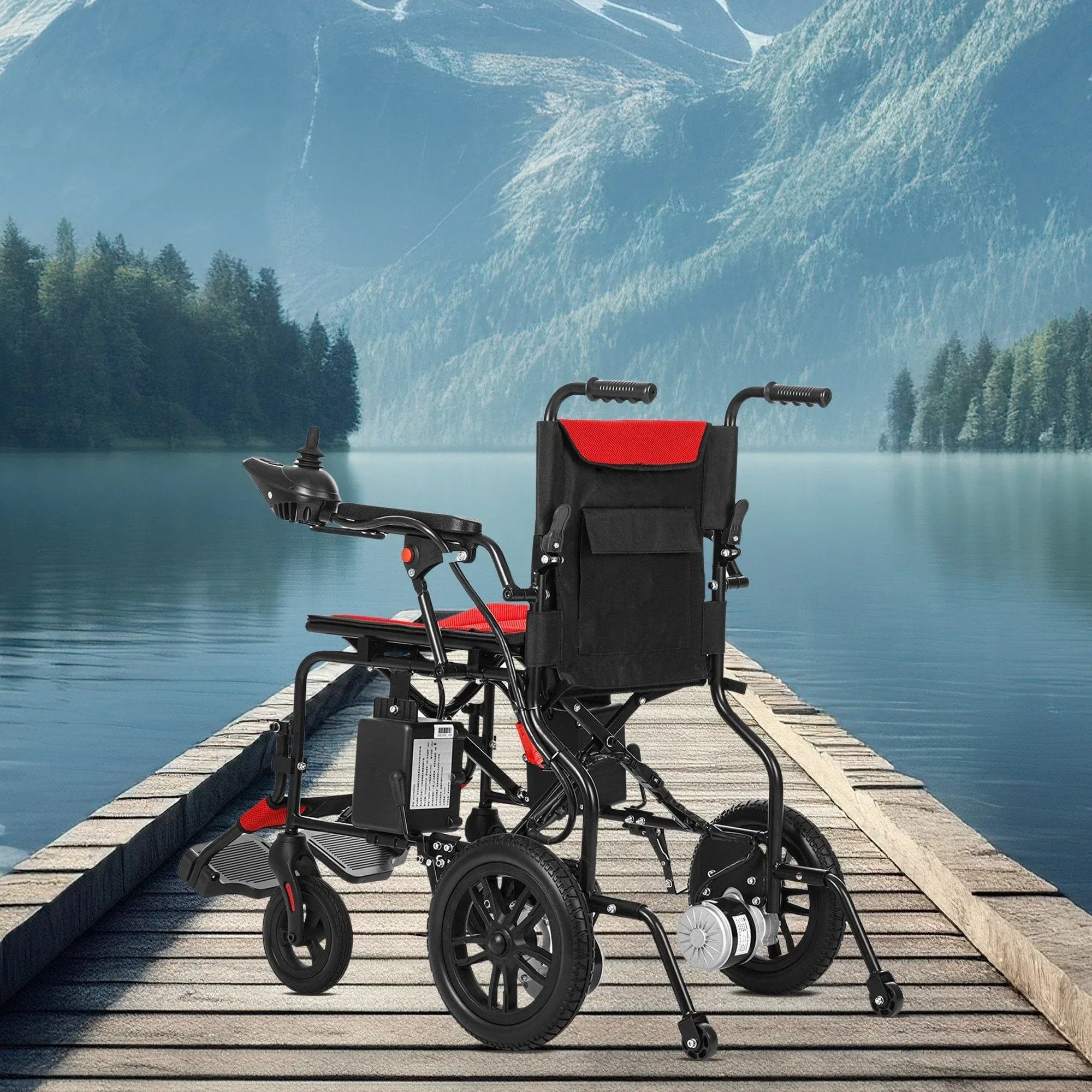 MLS-6001 Malisa Electric Wheelchair - Lightweight Folding - Malisa Mobility