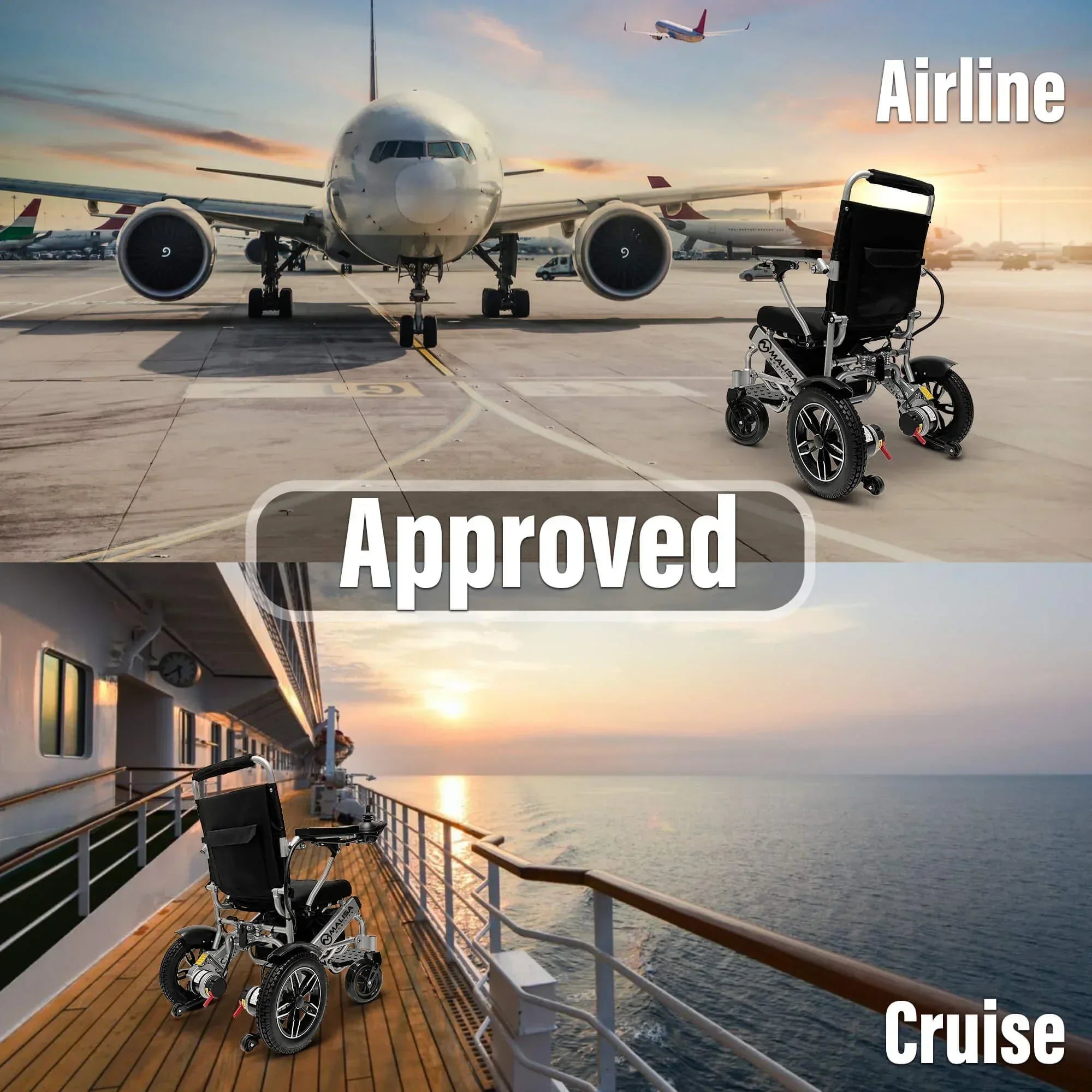 MLS-8 Malisa Electric Wheelchair - Lightweight - Malisa Mobility