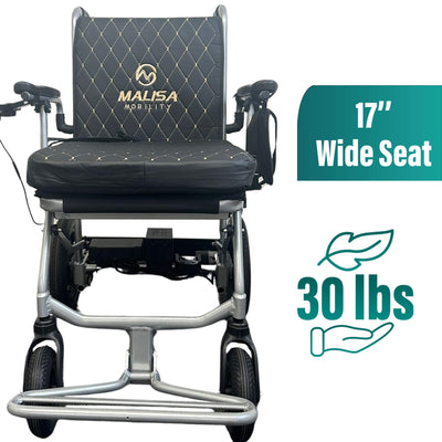 MLS-9 Malisa Foldable Electric Wheelchair - Ultra Lightweight