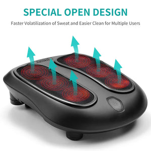 Nekteck Foot Massager with Heat (Black) – Deep Kneading Foot Massage Machine - Malisa Mobility
