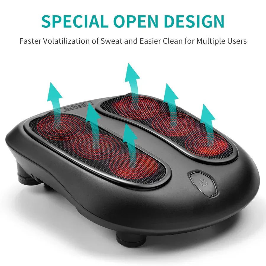 Nekteck Foot Massager with Heat (Black) – Deep Kneading Foot Massage Machine - Malisa Mobility