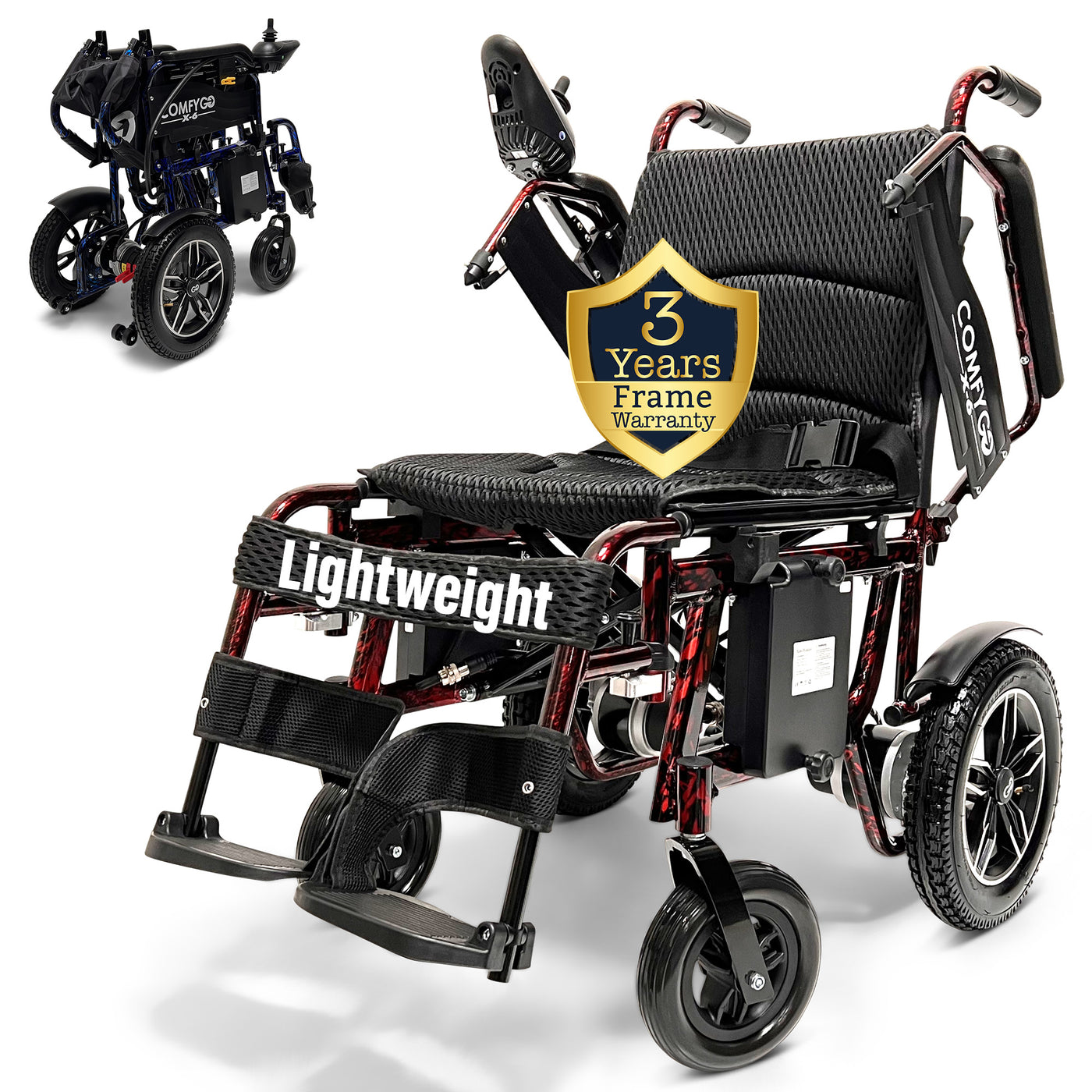 X-6  Lightweight Electric Wheelchair